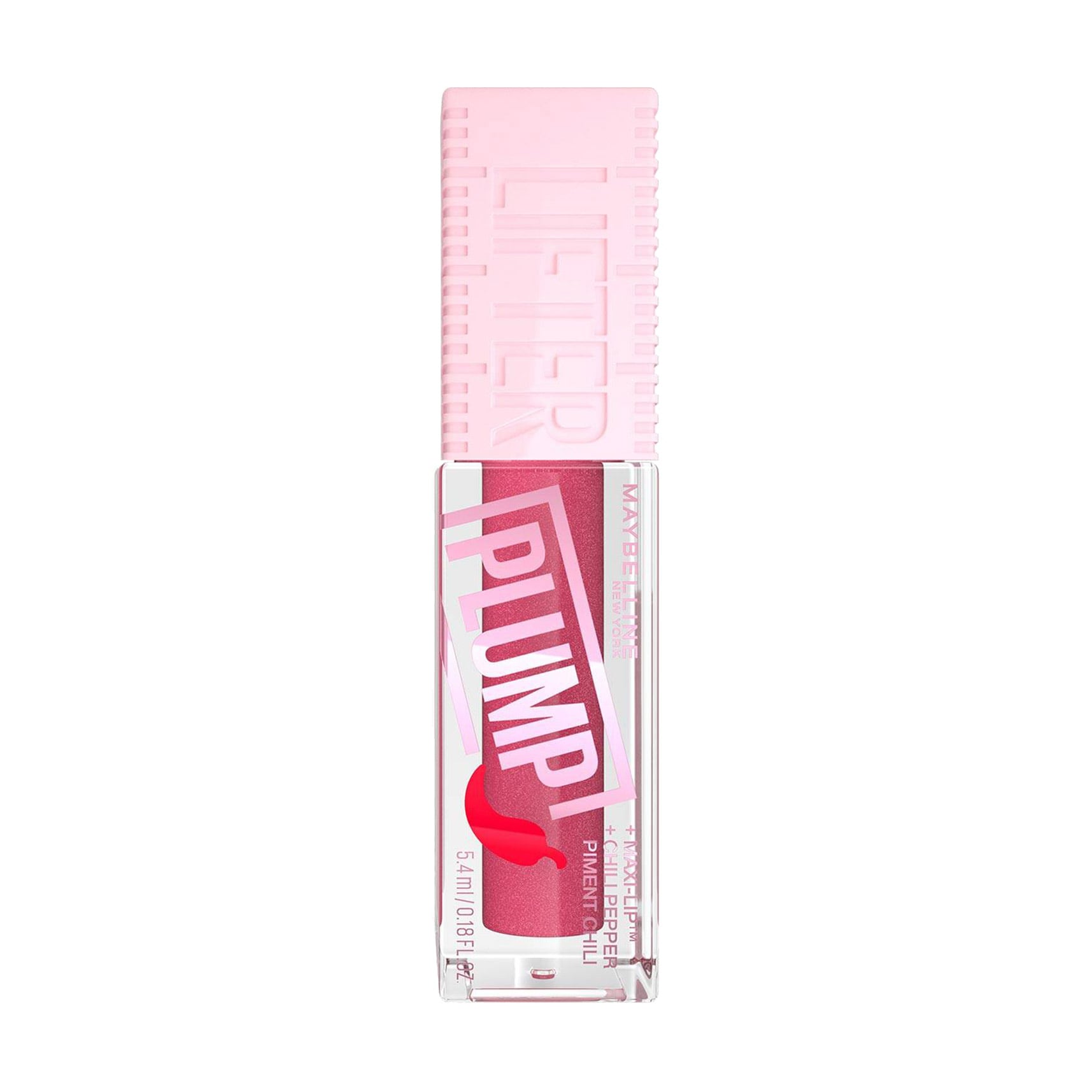 Блиск-плампер для губ Maybelline New York Lifter Plump з екстрактом перцю чилі 002 Mauve Bite, 5.4 мл